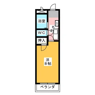 クールソレイユTOHRU【1階】の間取り