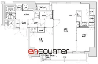 アドニス【1階】の間取り
