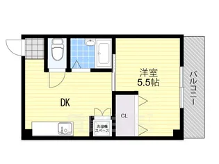 シティハイツ【1階】の間取り