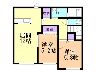 ガーデンルプスK【2階】の間取り