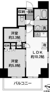 MFPRコート木場公園【11階】の間取り