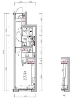 SYNEX NISHI-OI【4階】の間取り