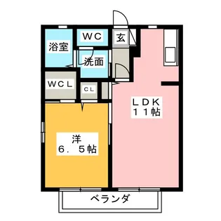 Novel三軒家【1階】の間取り