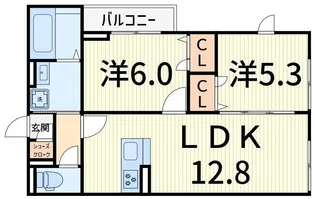 セレスティア柴又V 五月雨【3階】の間取り