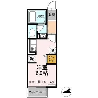 ベルクライムI【2階】の間取り