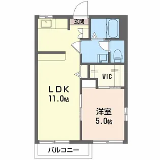 コーポくわだ C棟【2階】の間取り