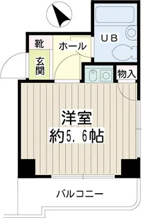 エスパッソ綾瀬【5階】の間取り