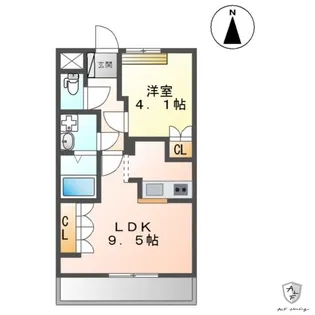 シェルル ウイング(Shelulu-Wing)【2階】の間取り