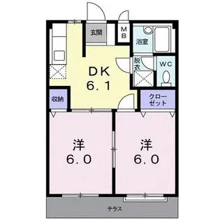 HAPPY SHINE【1階】の間取り