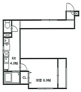 カーサ ヴェルデ高津【2階】の間取り