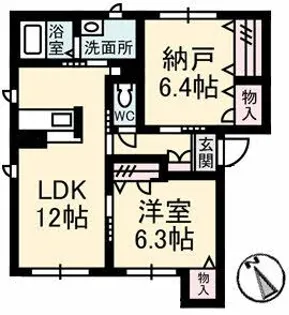 フィエスタ【1階】の間取り