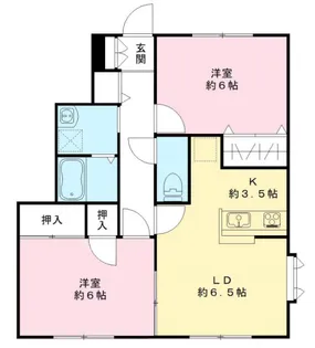 リオグランデ【1階】の間取り