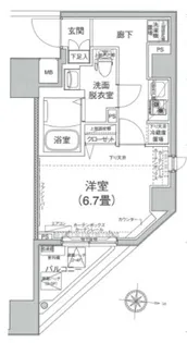 アイルカナーレ深川【3階】の間取り
