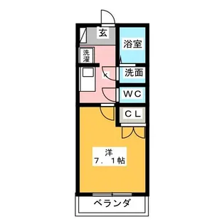 アトランティス【1階】の間取り