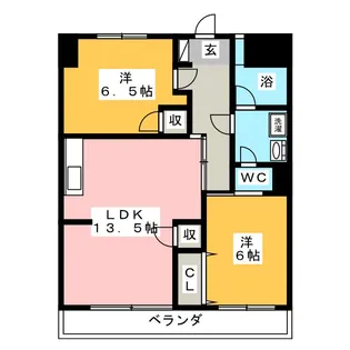 寺澤ハイツ【5階】の間取り