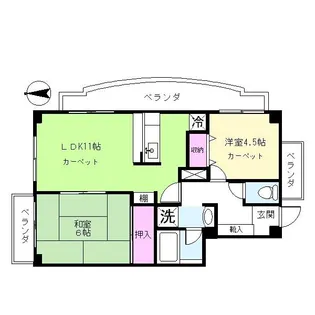 ペアハウス池上【3階】の間取り