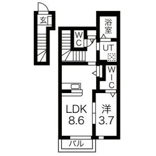 フォレストヒル国見【2階】の間取り