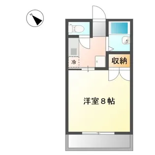 セントフォレスト下中野A【1階】の間取り