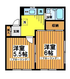 ヴェラコートタマガワ【2階】の間取り