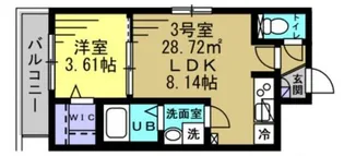 rapa津田沼【3階】の間取り
