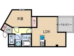 ノースウイング【3階】の間取り