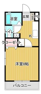 ハイツエイコー B【2階】の間取り