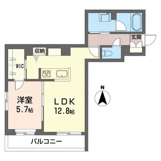 アルストラーレ【1階】の間取り