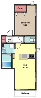 N.A PLAZA OMORIIII【3階】の間取り