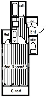 フォーラム常盤台【1階】の間取り