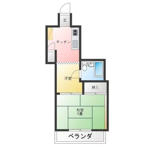 レジオンス東久留米【2階】の間取り
