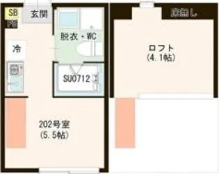 アールブルームときわ台【2階】の間取り