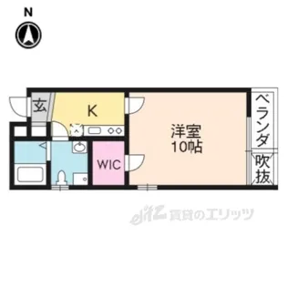 グランコスモ御所【1階】の間取り
