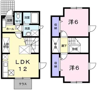 シンフォニー【1階】の間取り