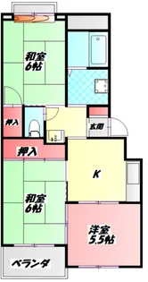 パステルハイツ【2階】の間取り