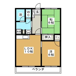 ヴィラオアシス【1階】の間取り
