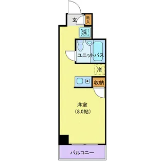 メゾン・ド・コンテス【6階】の間取り