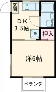 宮崎荘【1階】の間取り
