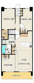 ノブレス宇都宮西【8階】の間取り
