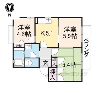 デゼージョ【2階】の間取り