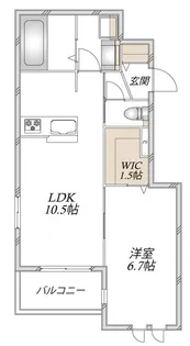 GREEN LEAF【3階】の間取り