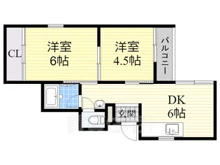 エフアールみなと通り【7階】の間取り