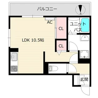 アムール舟橋北町【1階】の間取り