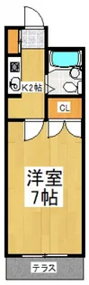 ビューパレス清瀬II【1階】の間取り