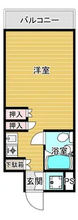 日興パレス都島【5階】の間取り