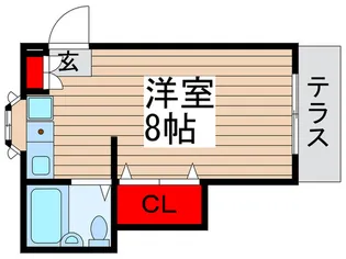 サンハイツ大森【1階】の間取り