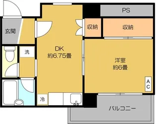 メゾン荒川II【5階】の間取り