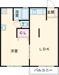 プレンティーライフA【1階】の間取り