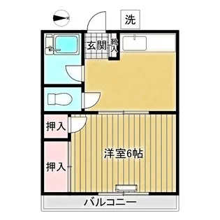 コーポ葉月【2階】の間取り