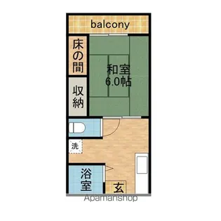 パークハイツ【2階】の間取り