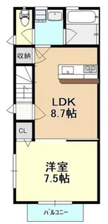 L・F壱番館【2階】の間取り